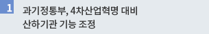 과기정통부, 4차산업혁명 대비 산하기관 기능 조정